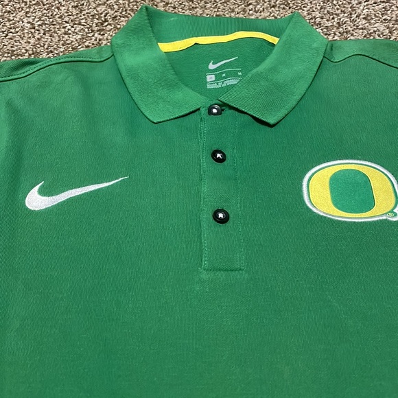 Nike Oregon Ducks Apple Green Polo. Men’s Size M. NWT. - Picture 3 of 7